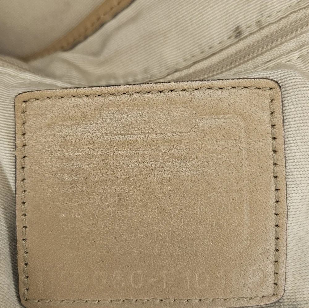 Vintage Coach Y2k Tan Suede Mini Soho Hobo Shoulder Bag #10189
